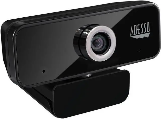 Alt view image 4 of 17 - Adesso CyberTrack 6S Webcam 8 Megapixel 30 fps USB 2.0 CYBERTRACK6S