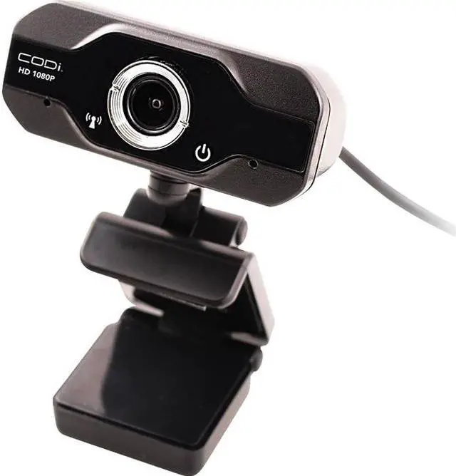 Alt view image 3 of 19 - CODi Aquila HD 1080P Fixed Focus Webcam Black (A05024)