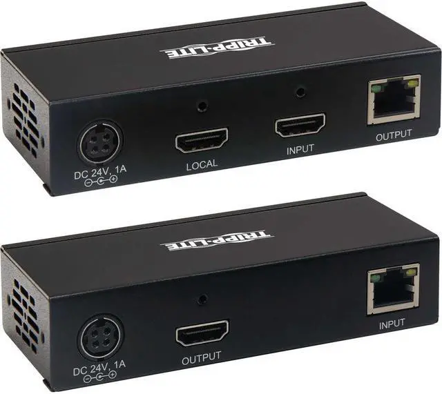 Alt view image 3 of 20 - Tripp Lite HDMI Over Cat6 Extender Kit w KVM Support USB/IR PoC B127A1A1BHBH
