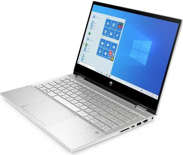 Alt view image 4 of 11 - HP Pavilion x360 14-dw1000 14-dw1010nr 14" Touchscreen 2 in 1 Notebook - Full HD - 1920 x 1080 - Intel Core i5 (11th Gen) i5-1135G7 Quad-core (4 Core) - 12 GB RAM - 256 GB SSD - Natural Silver