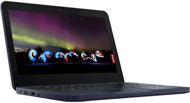 Main image of Lenovo 100w Gen 3 82HY0009US 11.6" Netbook - HD - 1366 x 768 - AMD 3015e Dual-core (2 Core) 1.20 GHz - 4 GB RAM - 64 GB Flash Memory - Abyss Blue - Windows 10 Pro - AMD Radeon Graphics - Twisted
