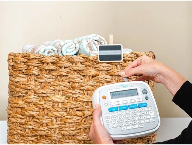 Alt view image 5 of 11 - Brother PTD202 Thermal Transfer Printer 20 mm / sec. 180 dpi P-touch Home Personal Label Maker