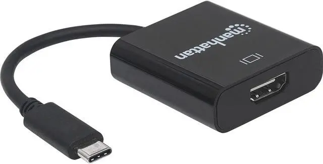 Alt view image 13 of 20 - Manhattan Superspeed+ Usb-C 3.1 To Hdmi Converter
