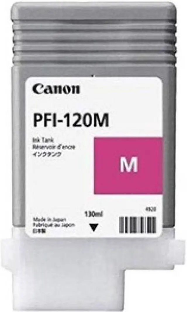 Alt view image 4 of 6 - Canon PFI-120 130ml Pigment Ink Tank for Select imagePROGRAF PRO and TM Series Printers, Magenta