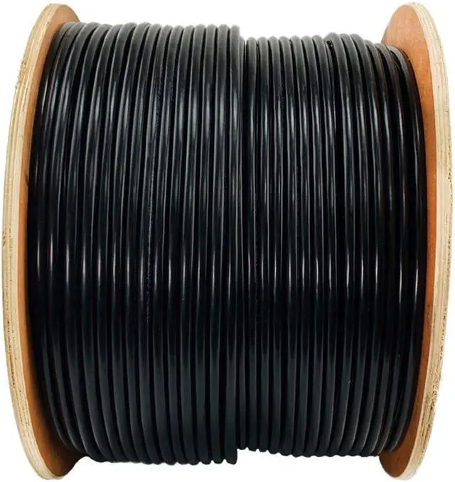 Alt view image 2 of 16 - TRIPP LITE N228-01K-BK 1000 ft. Cat6/Cat6e 600 MHz Solid-Core Outdoor-Rated (UTP) Bulk Ethernet Cable - Black, 1000 ft.