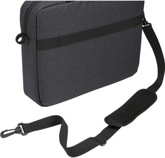 Alt view image 6 of 20 - Case Logic Huxton Carrying Case (Attaché) for 10.1" to 13.3" Apple iPad Notebook - Black - Heather Fabric, Polyster - Handle, Shoulder Strap, Luggage Strap - 11.4" Height x 1