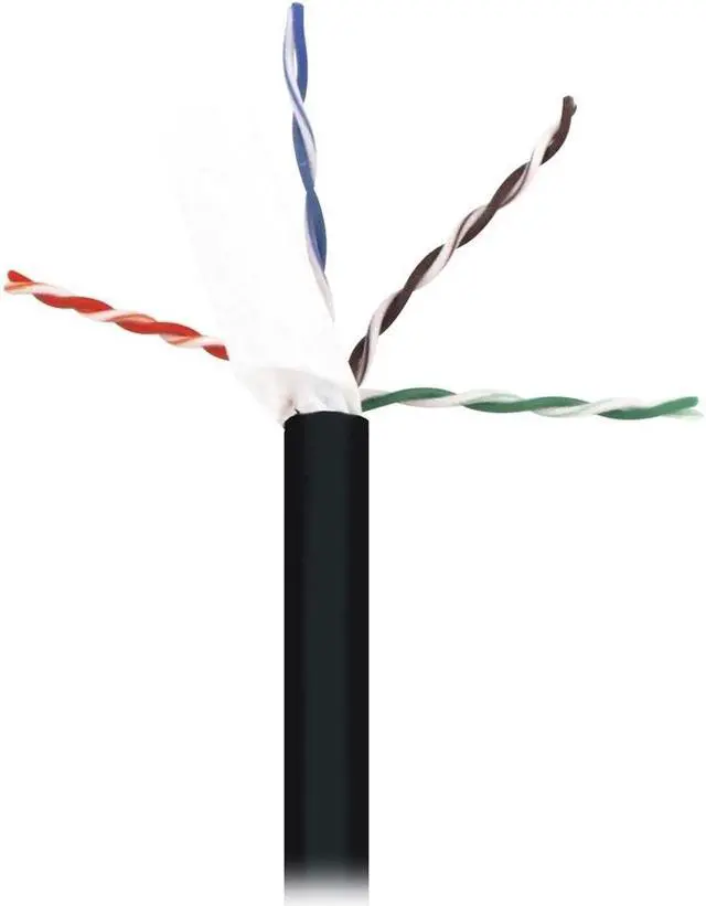 Alt view image 3 of 16 - TRIPP LITE N228-01K-BK 1000 ft. Cat6/Cat6e 600 MHz Solid-Core Outdoor-Rated (UTP) Bulk Ethernet Cable - Black, 1000 ft.