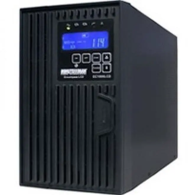 Alt view image 3 of 4 - Minuteman EC1500LCD 1500 VA On-line Tower UPS with 6 0utlets - Tower - 5 Minute Stand-by - 120 V AC Input - 110 V AC, 120 V AC, 127 V AC Output - Serial Port - 6 x NEMA 5-15R Receptacle(s)