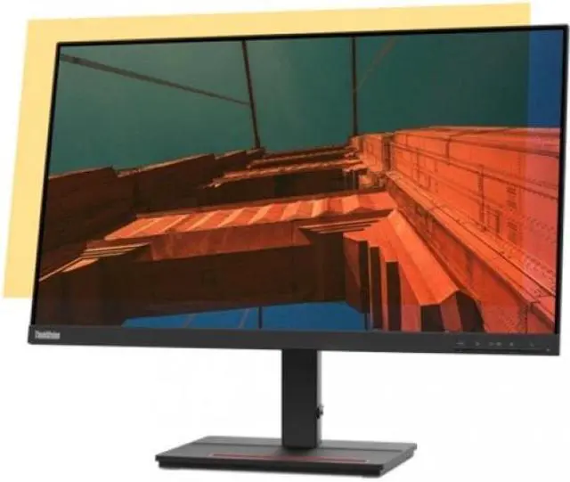 Alt view image 10 of 11 - Lenovo ThinkVision S24e-20 24" (23.8" Viewable) Full HD 1920 x 1080 WLED LCD Monitor - 16:9 - 60 Hz - 4 ms - Raven Black (62AEKAT2US)
