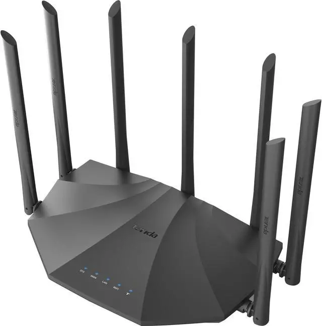 Alt view image 14 of 20 - Tenda AC23 Smart WiFi Router - Dual Band Gigabit Wireless (up to 2033 Mbps) Internet Router for Home, 4X4 MU-MIMO Technology, Up to 1400 sq ft Coverage Parental Control Compatible with Alexa (AC2100)