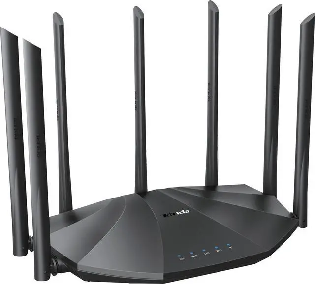 Alt view image 13 of 20 - Tenda AC23 Smart WiFi Router - Dual Band Gigabit Wireless (up to 2033 Mbps) Internet Router for Home, 4X4 MU-MIMO Technology, Up to 1400 sq ft Coverage Parental Control Compatible with Alexa (AC2100)