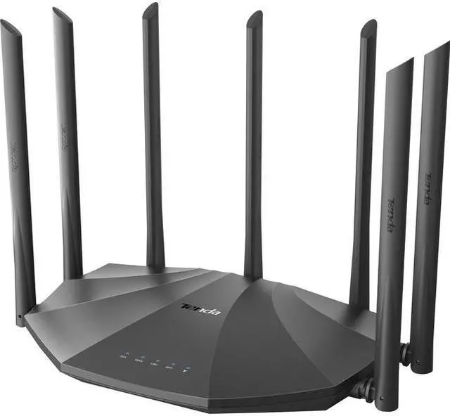 Alt view image 11 of 20 - Tenda AC23 Smart WiFi Router - Dual Band Gigabit Wireless (up to 2033 Mbps) Internet Router for Home, 4X4 MU-MIMO Technology, Up to 1400 sq ft Coverage Parental Control Compatible with Alexa (AC2100)