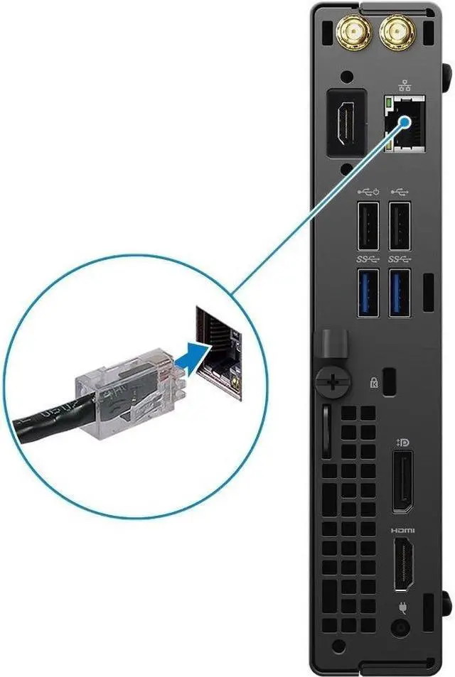 Alt view image 5 of 11 - Dell OptiPlex 3080 SFF Desktop Computer I3-10105T 8GB 128GB SSD W10P 86D52