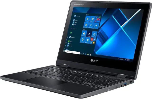 Alt view image 6 of 20 - Acer TravelMate Spin B3 B311R-31 TMB311R-31-C8GZ 11.6" Touchscreen 2 in 1 Notebook - HD - 1366 x 768 - Intel Celeron N4020 Dual-core (2 Core) 1.10 GHz - 4 GB RAM - 64 GB Flash Memory - Windows 10