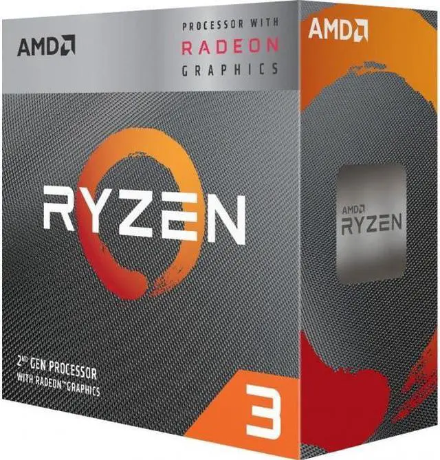 Alt view image 2 of 4 - AMD Ryzen 3 3200G Desktop Processor w/ Radeon Vega 8 Graphics - 4 cores & 4 threads - 3.6 GHz- 4.0 GHz CPU Speed - AMD Radeon Vega 8 Graphics - 12nm Process Technology - 4MB L3 Cache - Socket AM4