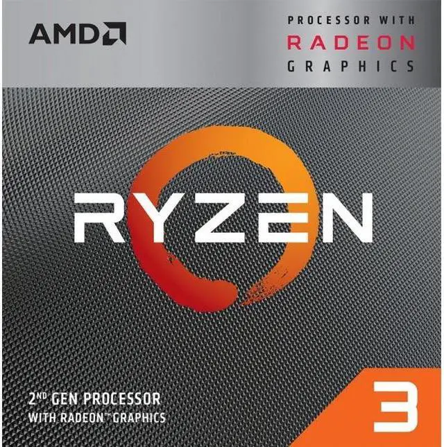 Alt view image 4 of 4 - AMD Ryzen 3 3200G Desktop Processor w/ Radeon Vega 8 Graphics - 4 cores & 4 threads - 3.6 GHz- 4.0 GHz CPU Speed - AMD Radeon Vega 8 Graphics - 12nm Process Technology - 4MB L3 Cache - Socket AM4