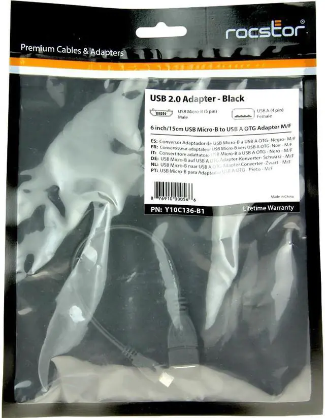 Alt view image 7 of 10 - 6FT MICRO USB TO USB ADAPTER