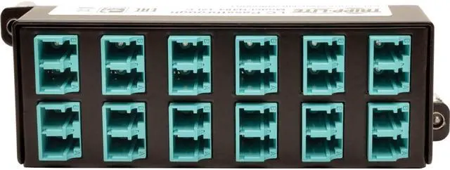 Alt view image 10 of 20 - Tripp Lite N484-12LC 10GbE Pass-Through Cassette - (x12) LC Duplex Female to Female