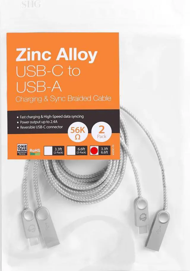 Alt view image 7 of 12 - SIIG Sync/Charge USB Data Transfer Cable