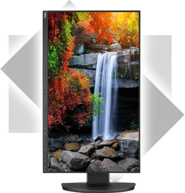 Alt view image 5 of 9 - NEC Display MultiSync EA242F-BK 24" (23.8" viewable) Full HD WLED LCD Monitor - 16:9 - Black - 24" Class - IPS - 1920 x 1080 - 75 Hz - 16.7 Million Colors - 250 Nit - 6 ms