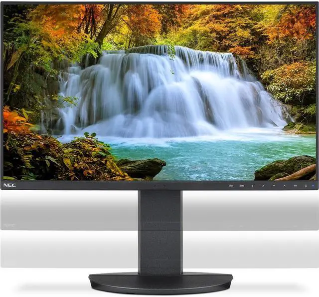 Alt view image 3 of 9 - NEC Display MultiSync EA242F-BK 24" (23.8" viewable) Full HD WLED LCD Monitor - 16:9 - Black - 24" Class - IPS - 1920 x 1080 - 75 Hz - 16.7 Million Colors - 250 Nit - 6 ms