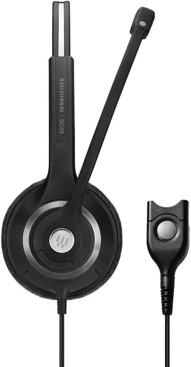 Alt view image 7 of 11 - EPOS | SENNHEISER IMPACT SC 268 Headset - Stereo - Easy Disconnect - Wired - On-ear - Binaural - Ear-cup - Noise Cancelling, Uni-directional, Electret, Condenser Microphone - Black