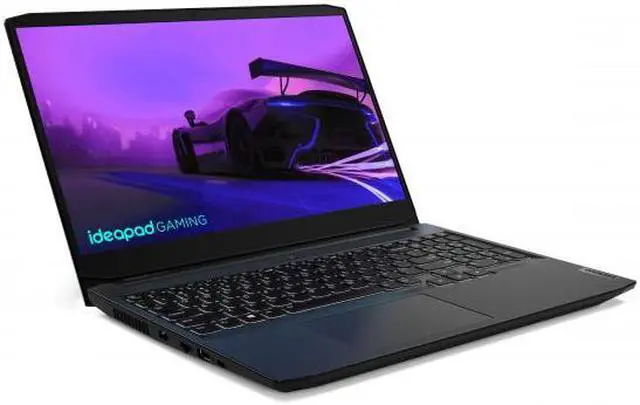 Main image of Lenovo IdeaPad Gaming 3 15.6" 120Hz Gaming Laptop AMD Ryzen 5-5600H 8GB RAM 512GB SSD RTX 3050 4GB GDDR6 Shadow Black