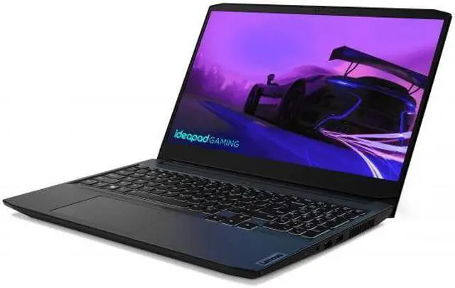 Alt view image 2 of 8 - Lenovo IdeaPad Gaming 3 15.6" 120Hz Gaming Laptop AMD Ryzen 5-5600H 8GB RAM 512GB SSD RTX 3050 4GB GDDR6 Shadow Black