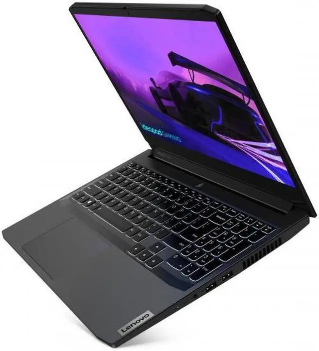 Alt view image 5 of 8 - Lenovo IdeaPad Gaming 3 15.6" 120Hz Gaming Laptop AMD Ryzen 5-5600H 8GB RAM 512GB SSD RTX 3050 4GB GDDR6 Shadow Black
