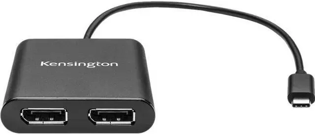 Alt view image 6 of 11 - Kensington Usb-C To Dual Displayport 1.2 Video Adapter