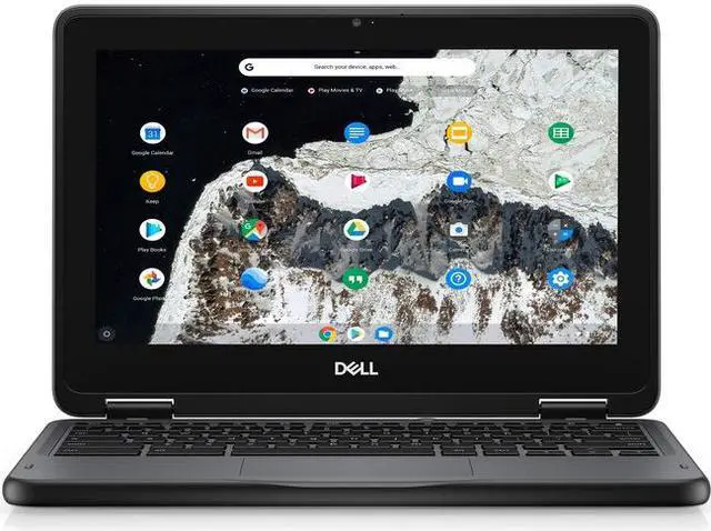 Main image of Dell Chromebook 11 3000 3100 11.6" Rugged Chromebook - HD - 1366 x 768 - Intel Celeron N4020 Dual-core (2 Core) - 4 GB RAM - 16 GB Flash Memory - Intel Chip - Chrome OS - Intel HD Graphics - Engl