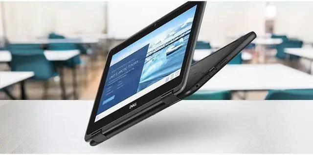 Alt view image 2 of 14 - Dell Chromebook 11 3000 3100 11.6" Rugged Chromebook - HD - 1366 x 768 - Intel Celeron N4020 Dual-core (2 Core) - 4 GB RAM - 16 GB Flash Memory - Intel Chip - Chrome OS - Intel HD Graphics - Engl