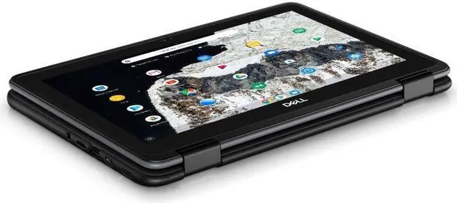 Alt view image 7 of 20 - Dell Chromebook 11 3000 3100 11.6" Rugged Chromebook - HD - 1366 x 768 - Intel Celeron N4020 Dual-core (2 Core) - 4 GB RAM - 16 GB Flash Memory - Chrome OS - English (US) Keyboard - 14 Hour Batte
