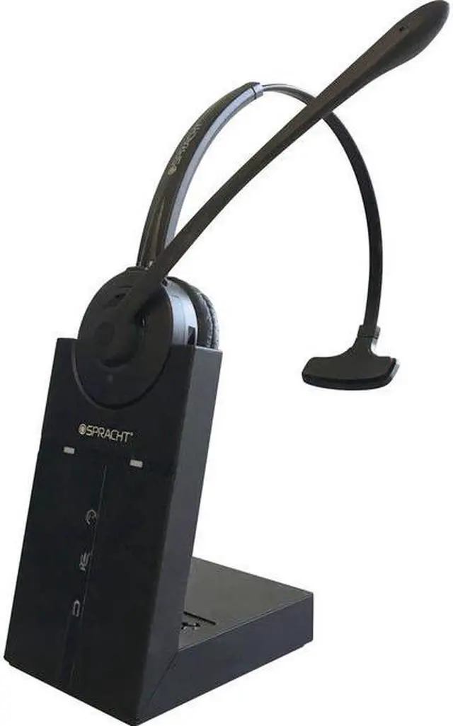 Alt view image 5 of 20 - ZuM Maestro DECT 6.0 Wireless Headset for Deskphone.  Comes with Base Station, Noise Canceling Mic, and has up to 350 feet of Wireless Freedom.