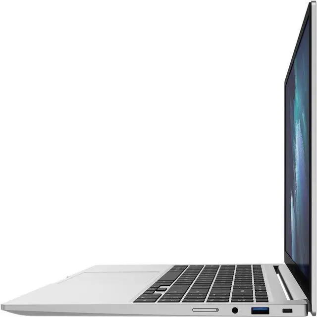 Alt view image 4 of 17 - Samsung Galaxy Book NP750XDA-KD2US 15.6" Notebook - Full HD - 1920 x 1080 - Intel Core i7 (11th Gen) i7-1165G7 2.80 GHz - 16 GB RAM - 256 GB SSD - Mystic Silver - Intel Chip - Windows 10 Pro - In