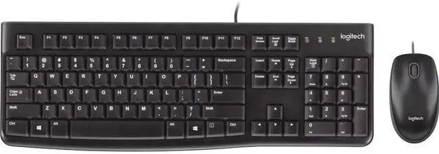 Alt view image 4 of 18 - Logitech MK120 Corded Keyboard And Mouse Combo 920010020