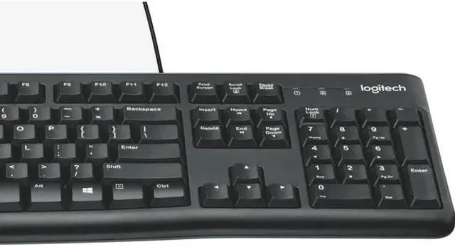 Alt view image 5 of 18 - Logitech MK120 Corded Keyboard And Mouse Combo 920010020