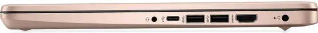 Alt view image 5 of 17 - HP 14-dq0030nr 14" HD Laptop Intel Celeron N4020 1.1 GHz up to 2.8 GHz Intel UHD Graphics 4 GB DDR4-2400 RAM 64 GB eMMC Windows 10 Home in S mode - 47X77UA