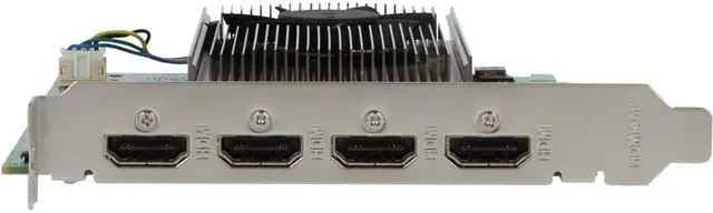 Alt view image 2 of 8 - VisionTek AMD Radeon RX 550 4GB GDDR5 4xHDMI Graphics Card 901459
