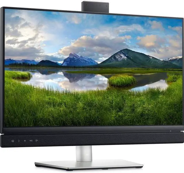Alt view image 2 of 20 - Dell C2422HE 24" 1920x1080 Full HD 5MP Camera Video Conferencing Monitor