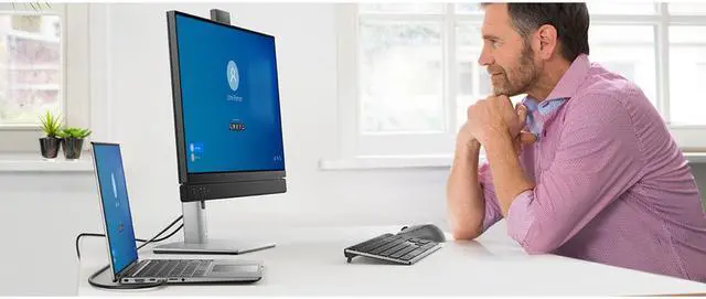 Alt view image 4 of 20 - Dell C2422HE 24" 1920x1080 Full HD 5MP Camera Video Conferencing Monitor