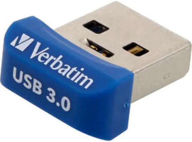 Alt view image 8 of 11 - Verbatim Store 'n' Stay Nano 32GB USB 3.0 Flash Drive - Blue 98710