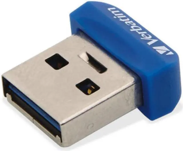 Alt view image 10 of 11 - Verbatim Store 'n' Stay Nano 32GB USB 3.0 Flash Drive - Blue 98710