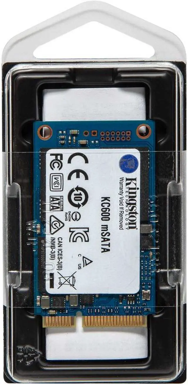 Alt view image 5 of 20 - Kingston KC600 256GB MSATA Internal Solid State Drive SKC600MS/256G