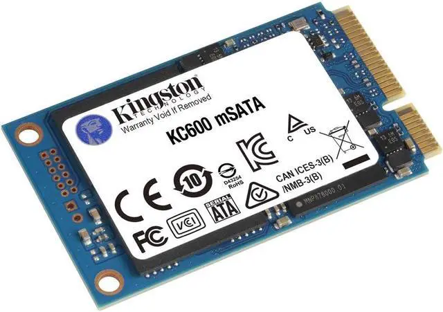Alt view image 6 of 20 - Kingston KC600 256GB MSATA Internal Solid State Drive SKC600MS/256G