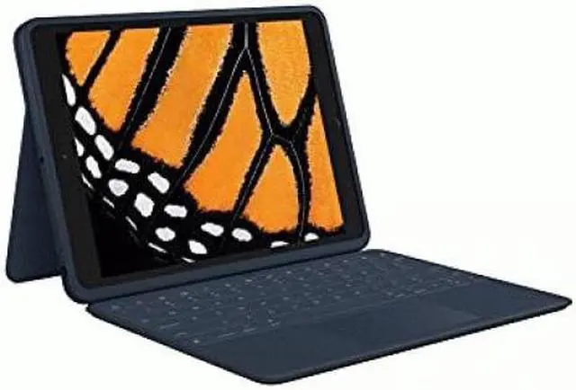 Main image of Logitech Rugged Combo 3 Rugged Keyboard/Cover Case Apple iPad (7th Generation), iPad (8th Generation) Tablet - Blue