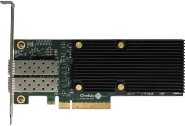 Alt view image 7 of 7 - Chelsio T520-CR Dual-Port 1/10 Gigabit Ethernet PCIe 3.0 x8 Unified Wire Adapter