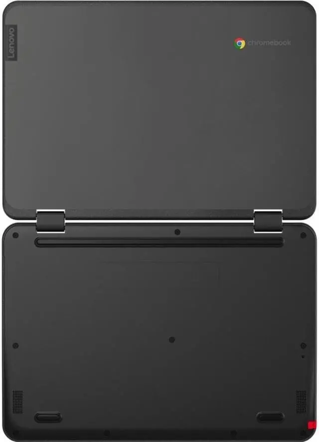 Alt view image 4 of 11 - Lenovo 500e Chromebook Gen 3 82JB0001US 11.6" Touchscreen Rugged 2 in 1 Chromebook - HD - 1366 x 768 - Intel Celeron N5100 Quad-core (4 Core) 1.10 GHz - 4 GB RAM - 32 GB Flash Memory - Gray