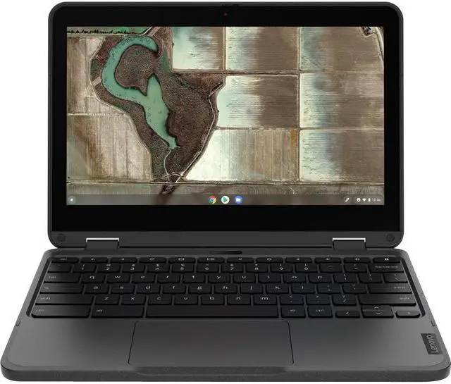 Alt view image 5 of 11 - Lenovo 500e Chromebook Gen 3 82JB0001US 11.6" Touchscreen Rugged 2 in 1 Chromebook - HD - 1366 x 768 - Intel Celeron N5100 Quad-core (4 Core) 1.10 GHz - 4 GB RAM - 32 GB Flash Memory - Gray
