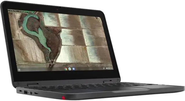 Alt view image 8 of 11 - Lenovo 500e Chromebook Gen 3 82JB0001US 11.6" Touchscreen Rugged 2 in 1 Chromebook - HD - 1366 x 768 - Intel Celeron N5100 Quad-core (4 Core) 1.10 GHz - 4 GB RAM - 32 GB Flash Memory - Gray